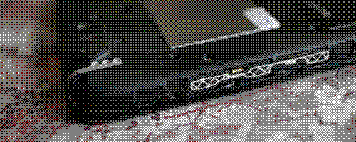 A closeup of an opened PinePhone